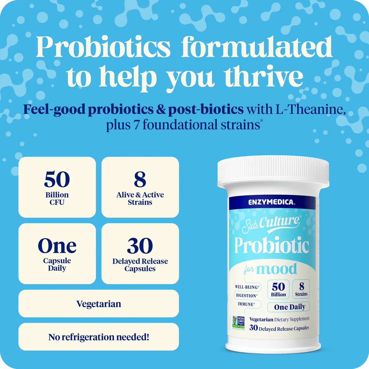 Enzyme Science SubCulture™ Probiotic for Mood
