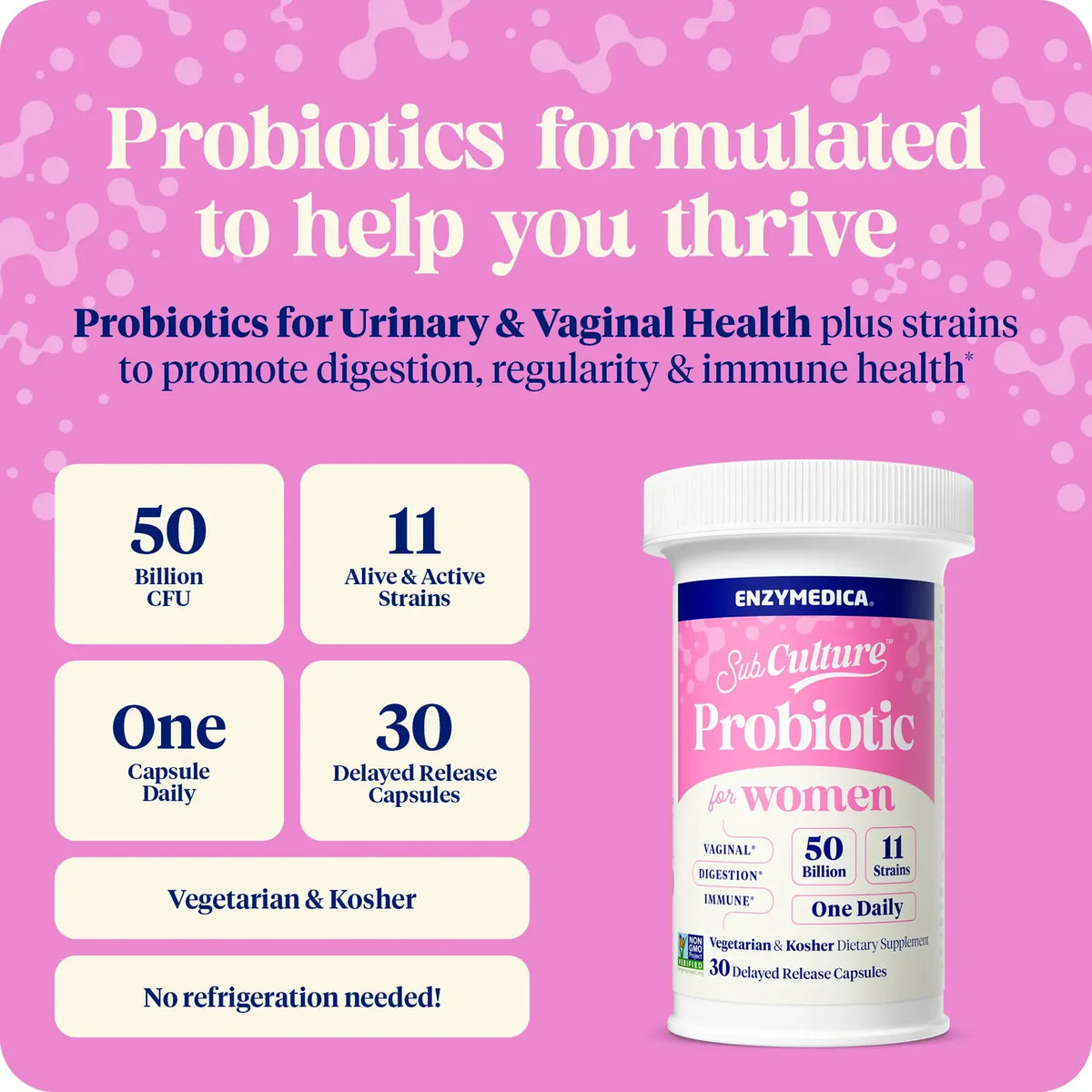 Enzyme Science SubCulture™ Probiotic for Women