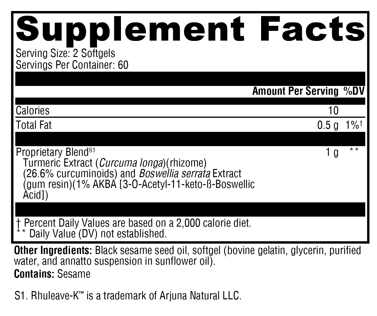 XYMOGEN SynovX® Relief 120 Softgels