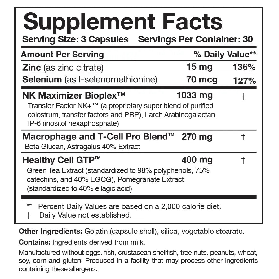 Researched Nutritionals Transfer Factor Multi-Immune™ (Mushroom-free)
