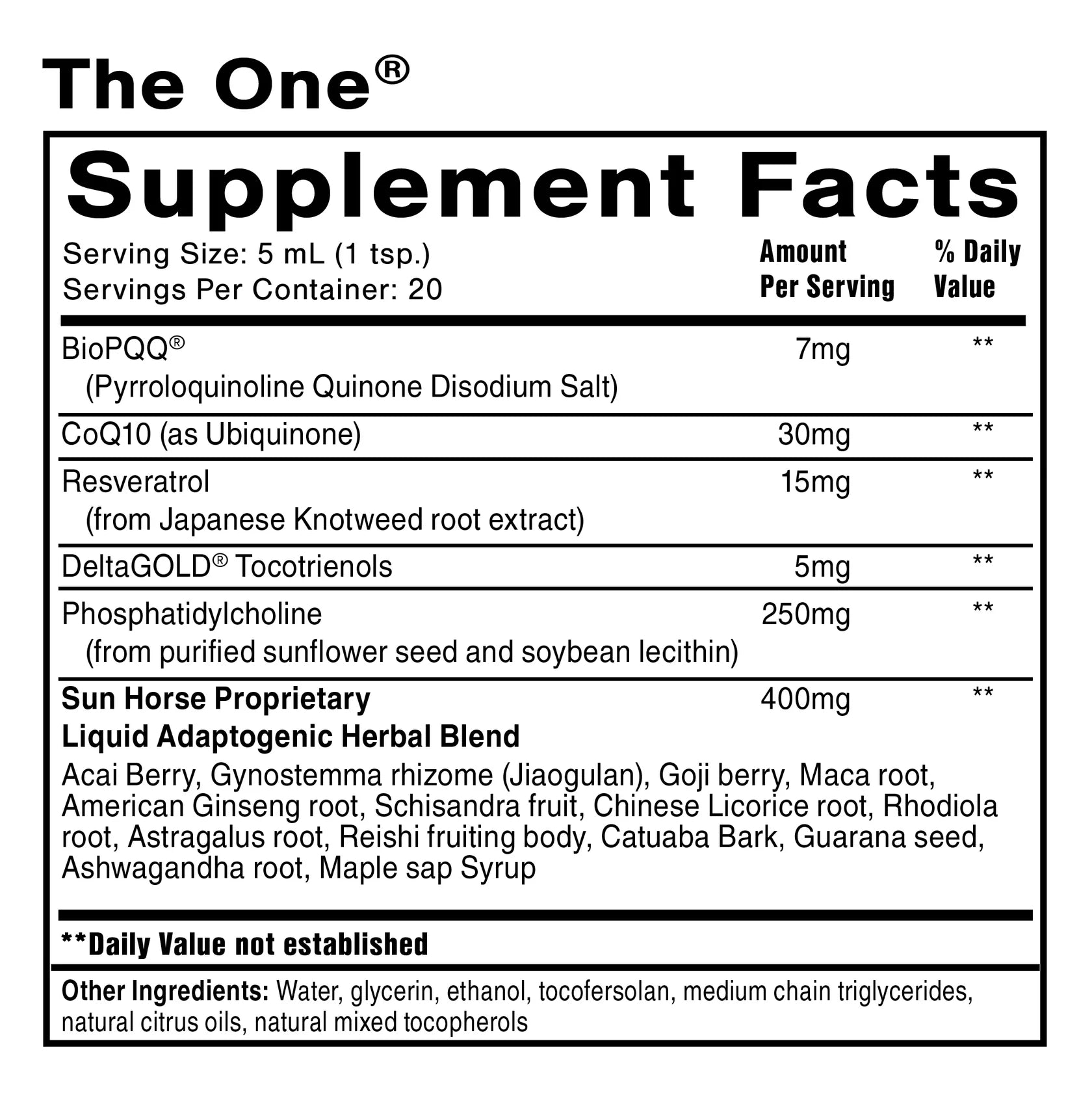 QUICKSILVER Biohacker Bundle labels showing supplement facts and ingredient information for included wellness formulas