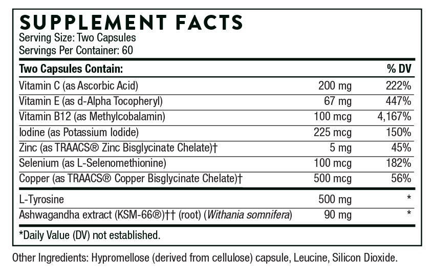 THORNE Thyroid Health Bundle