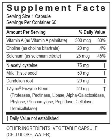 TRANSFORMATION ENZYME Liver Support