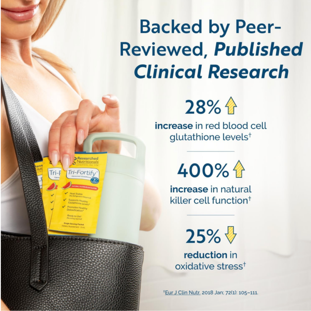Researched Nutritionals Tri-Fortify® Liposomal Glutathione