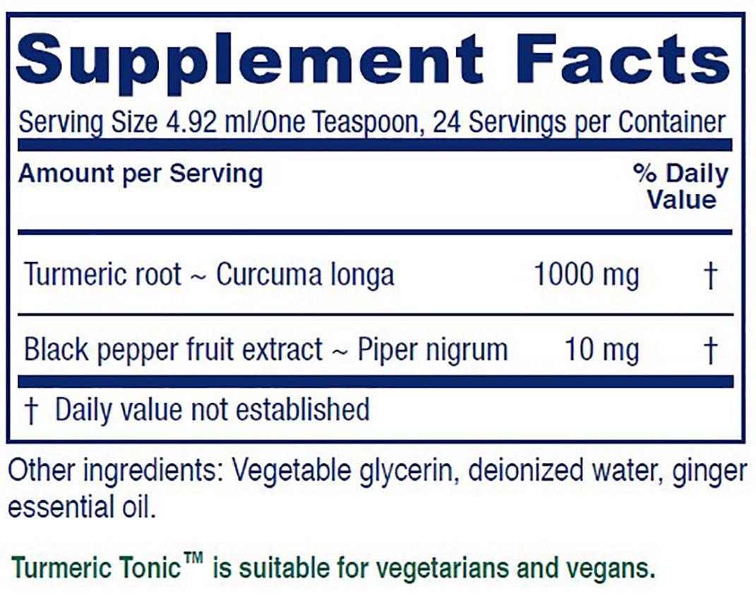 Turmeric Tonic™ ~ Ginger Turmeric Antioxidant ~ 4 ounces