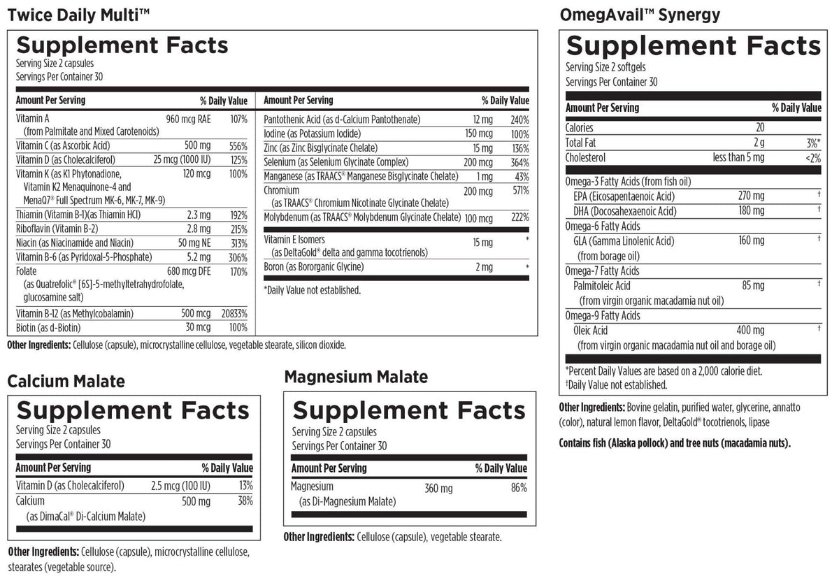 Designs for health Twice Daily Essential Packets