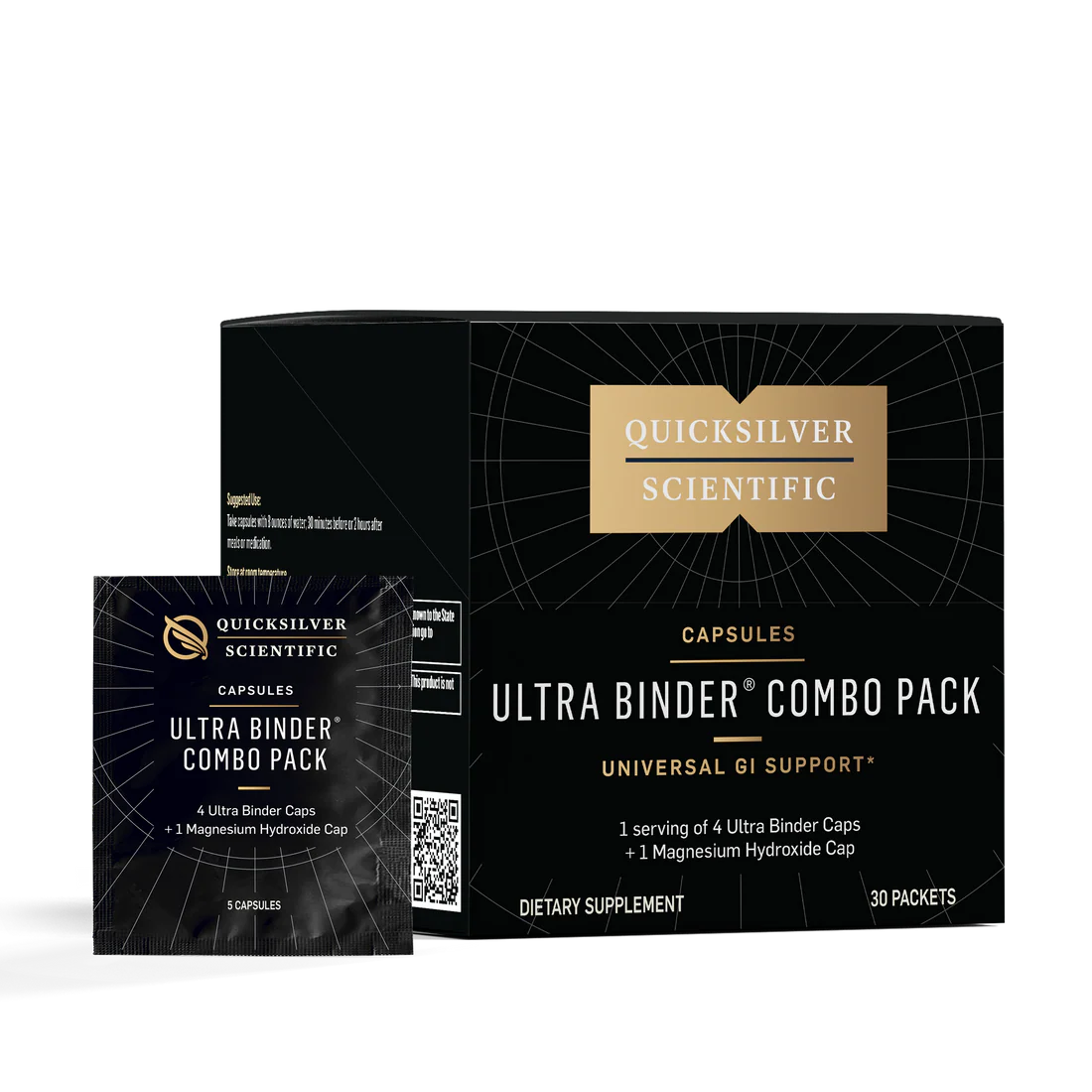 QUICKSILVER Ultra Binder combo pack helping to bind and remove toxins from the body