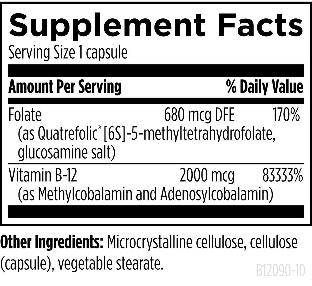 Designs for health Ultra B12 Folate