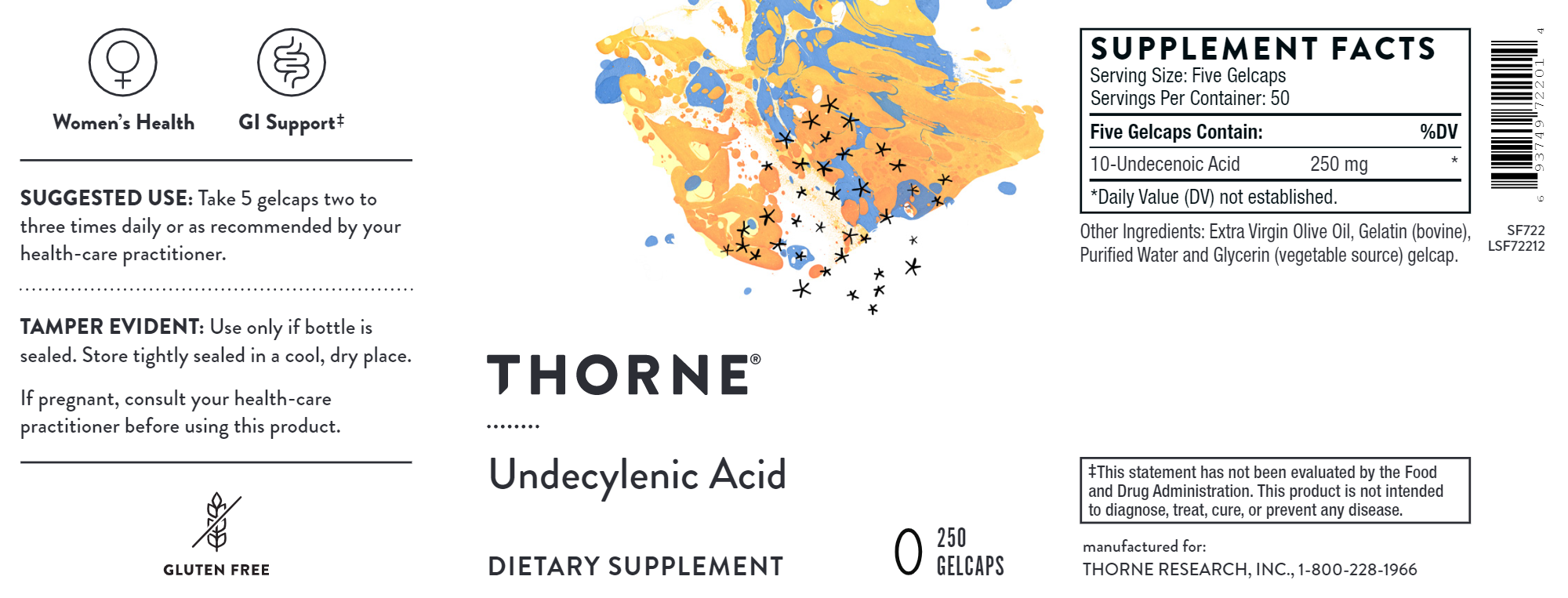THORNE Undecylenic Acid