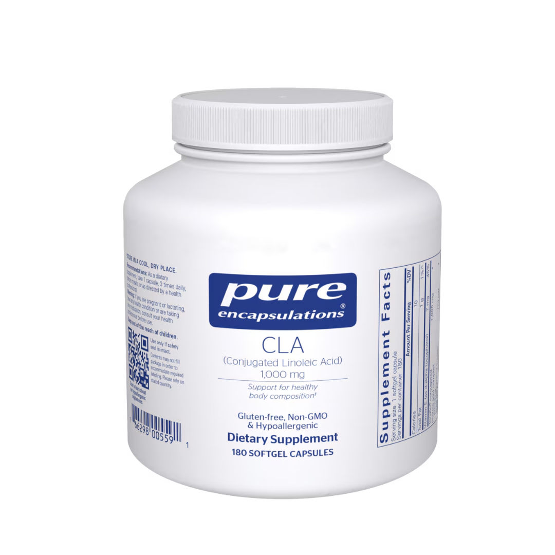 Pure Encapsulations CLA Conjugated Linoleic Acid 1000 mg supporting body composition and metabolism