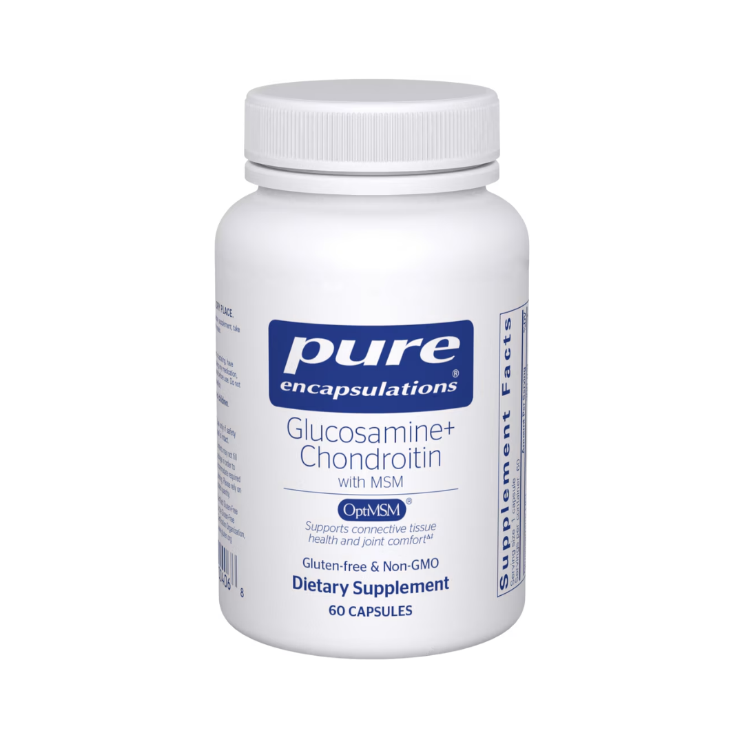 Pure Encapsulations Glucosamine Chondroitin with MSM for mobility and joint comfort support