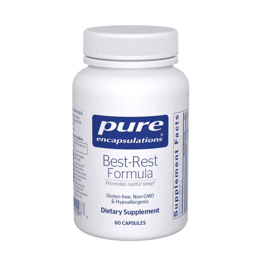 Pure Encapsulations Best-Rest Formula supporting restful sleep and relaxation