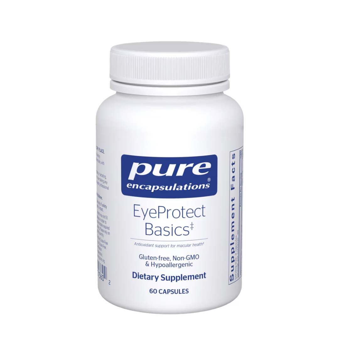Pure Encapsulations EyeProtect Basics formula for vision and eye wellness support