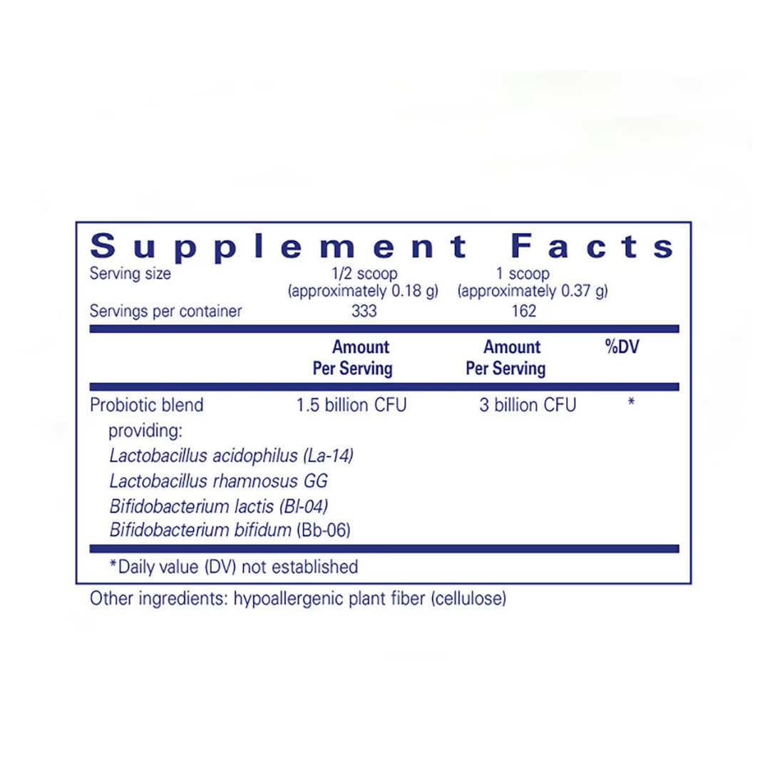 Pure Encapsulations Probiotic 123 supplement bottle packaging image