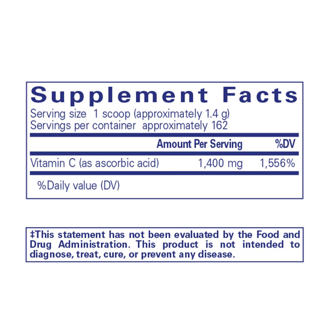 Pure Encapsulations Ascorbic Acid Powder 227 g