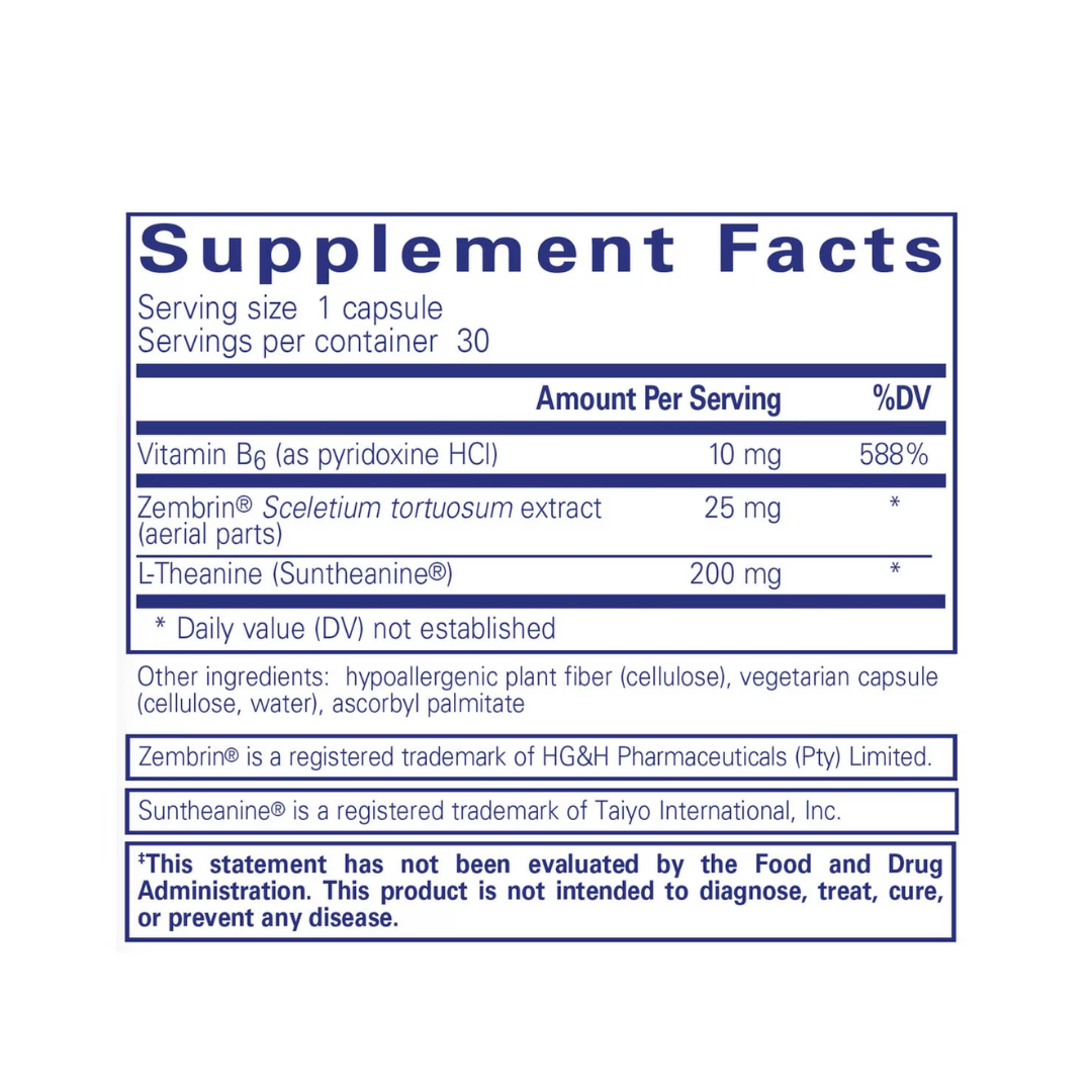 Pure Encapsulations Rapid Calm supplement bottle packaging image