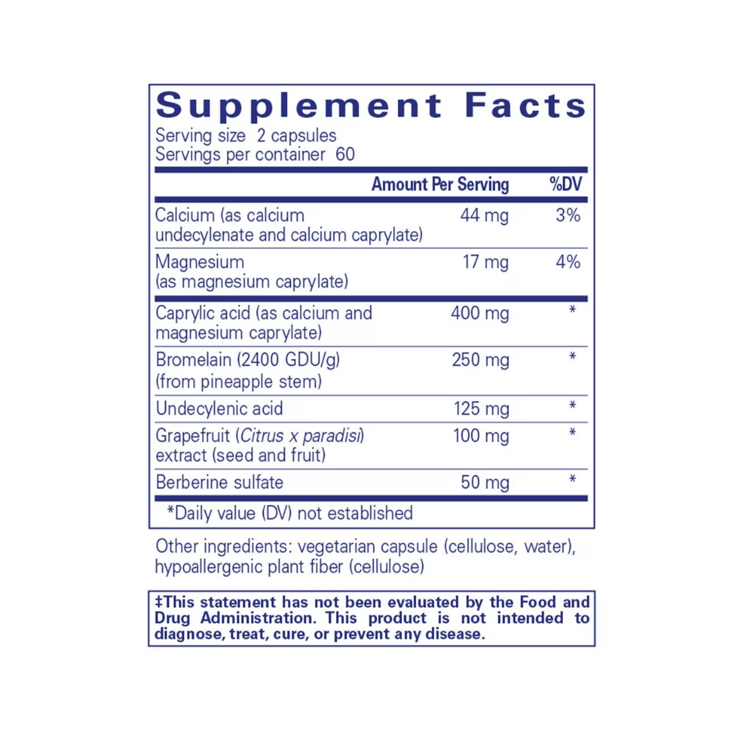 Pure Encapsulations A.C. Formula II bottle showing supplement packaging and branding