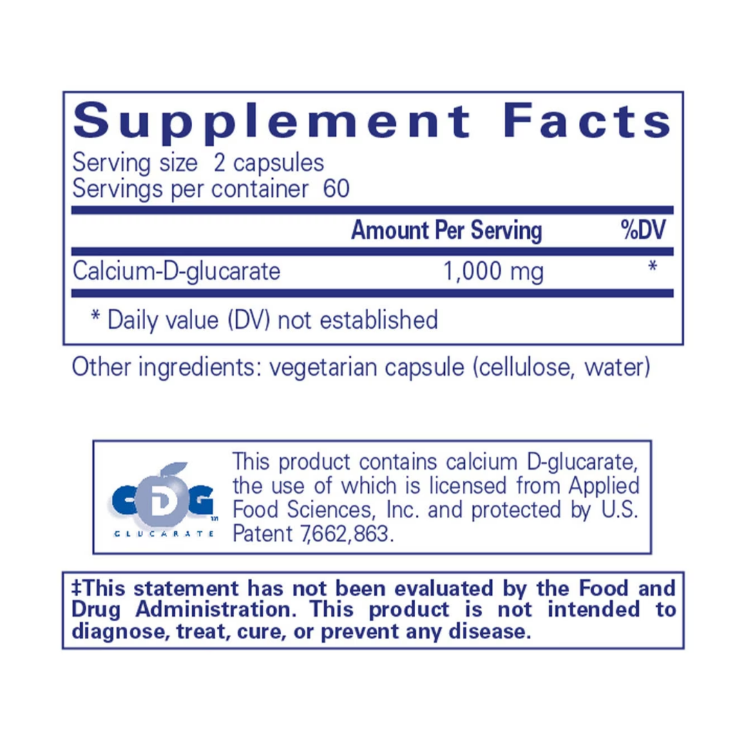 Pure Encapsulations Calcium-D-Glucarate