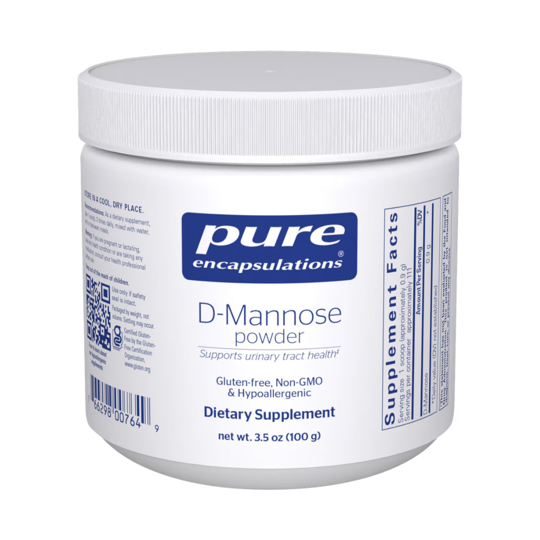 Pure Encapsulations D-Mannose Powder supporting urinary tract wellness
