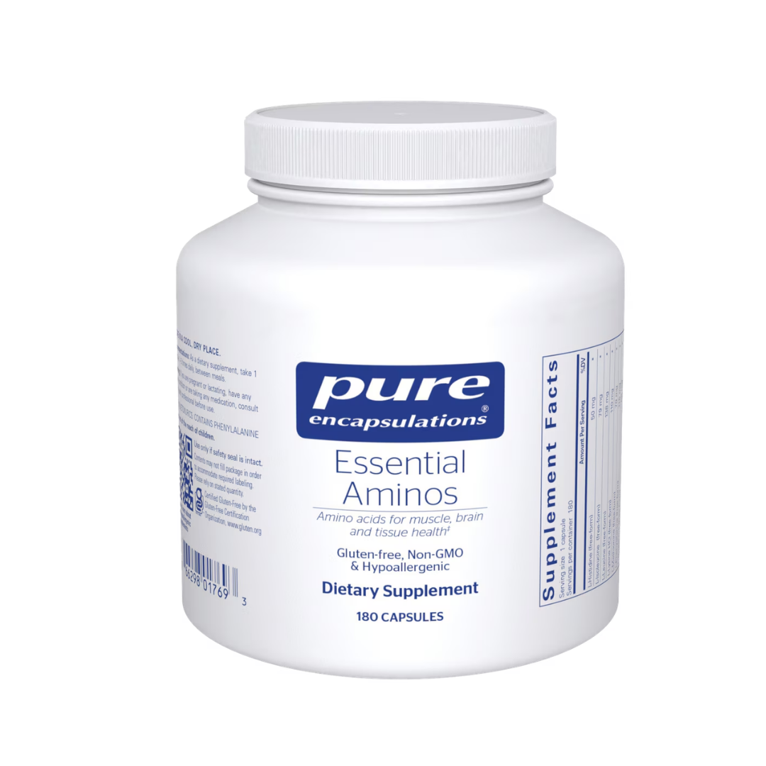 Pure Encapsulations Essential Aminos formula for muscle recovery and amino acid support