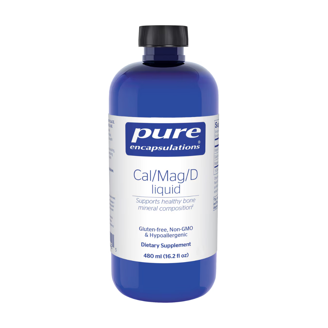 Pure Encapsulations Cal Mag D Liquid supporting bone muscle and immune health
