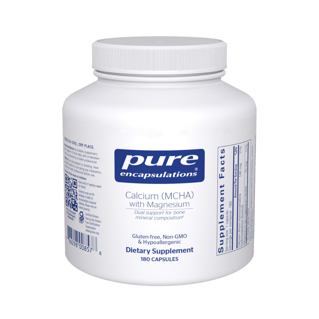 Pure Encapsulations Calcium (MCHA) with Magnesium