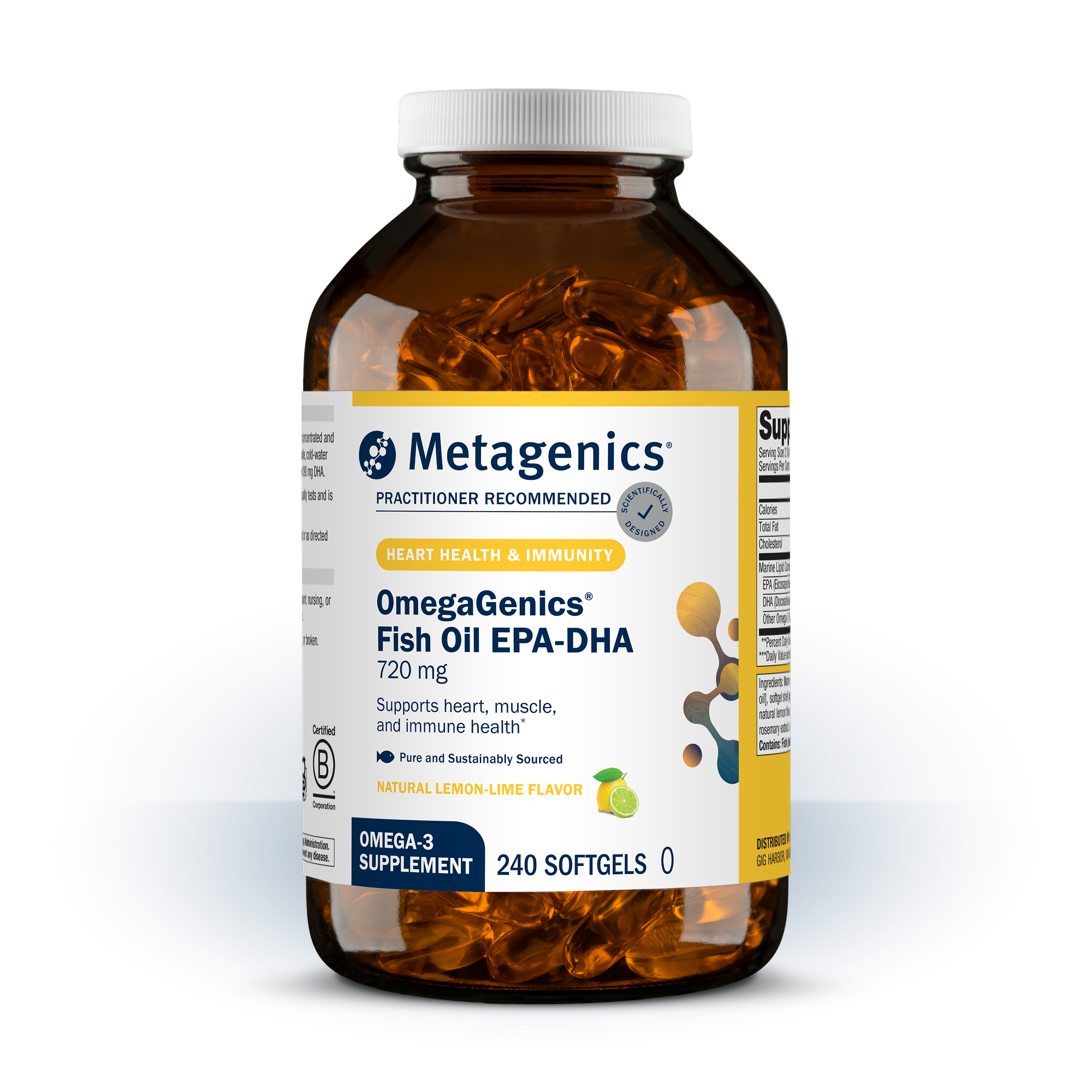METAGENICS OmegaGenics® Fish Oil EPA-DHA 720 mg