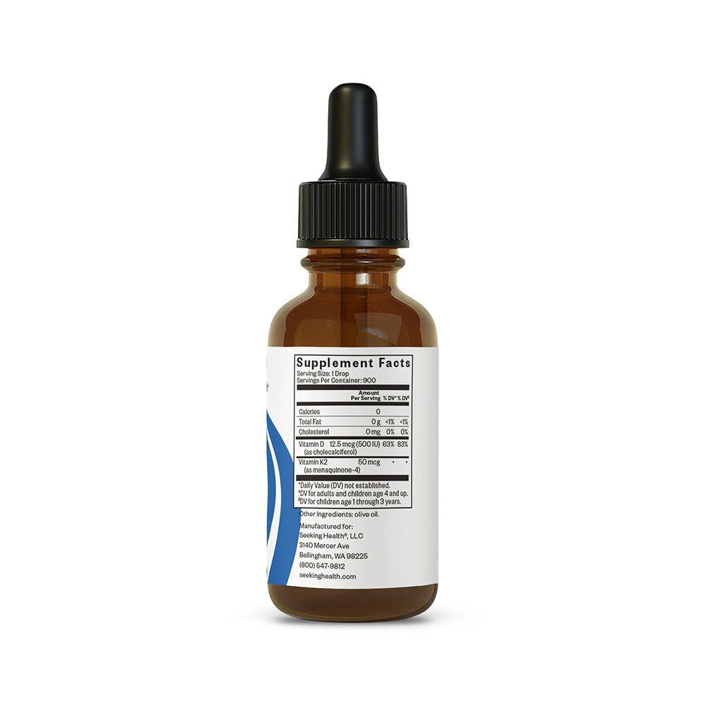 SEEKING HEALTH  Vitamin D3 + K2 Drops