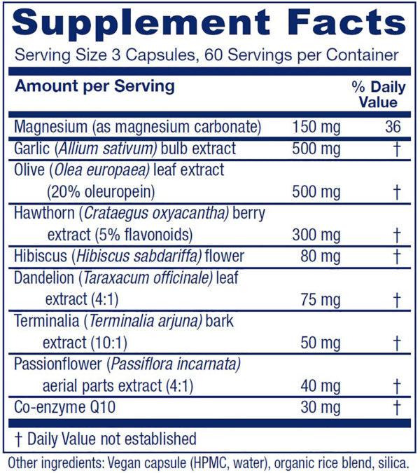 VasoBlend™ ~ Cardiovascular Support - 180 capsules