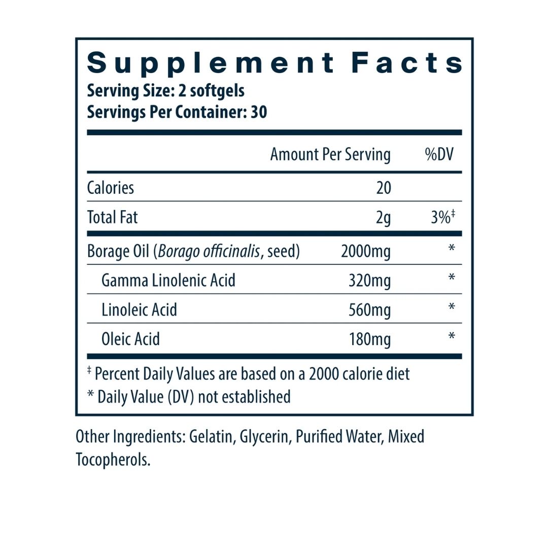 Vital Nutrients Borage Oil