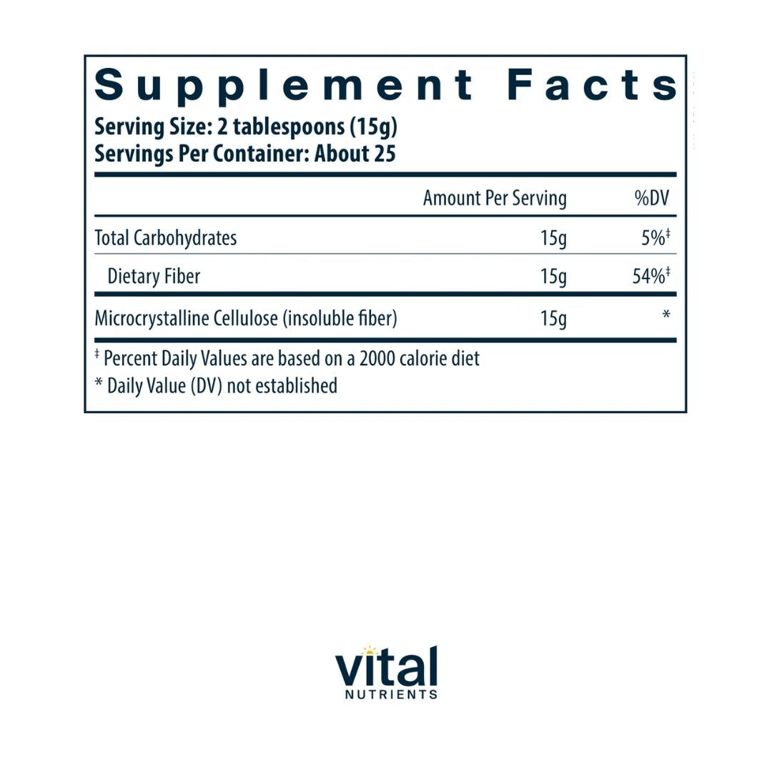 Vital Nutrients Cellulose Fiber