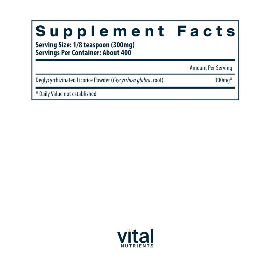 Vital Nutrients DGL Powder
