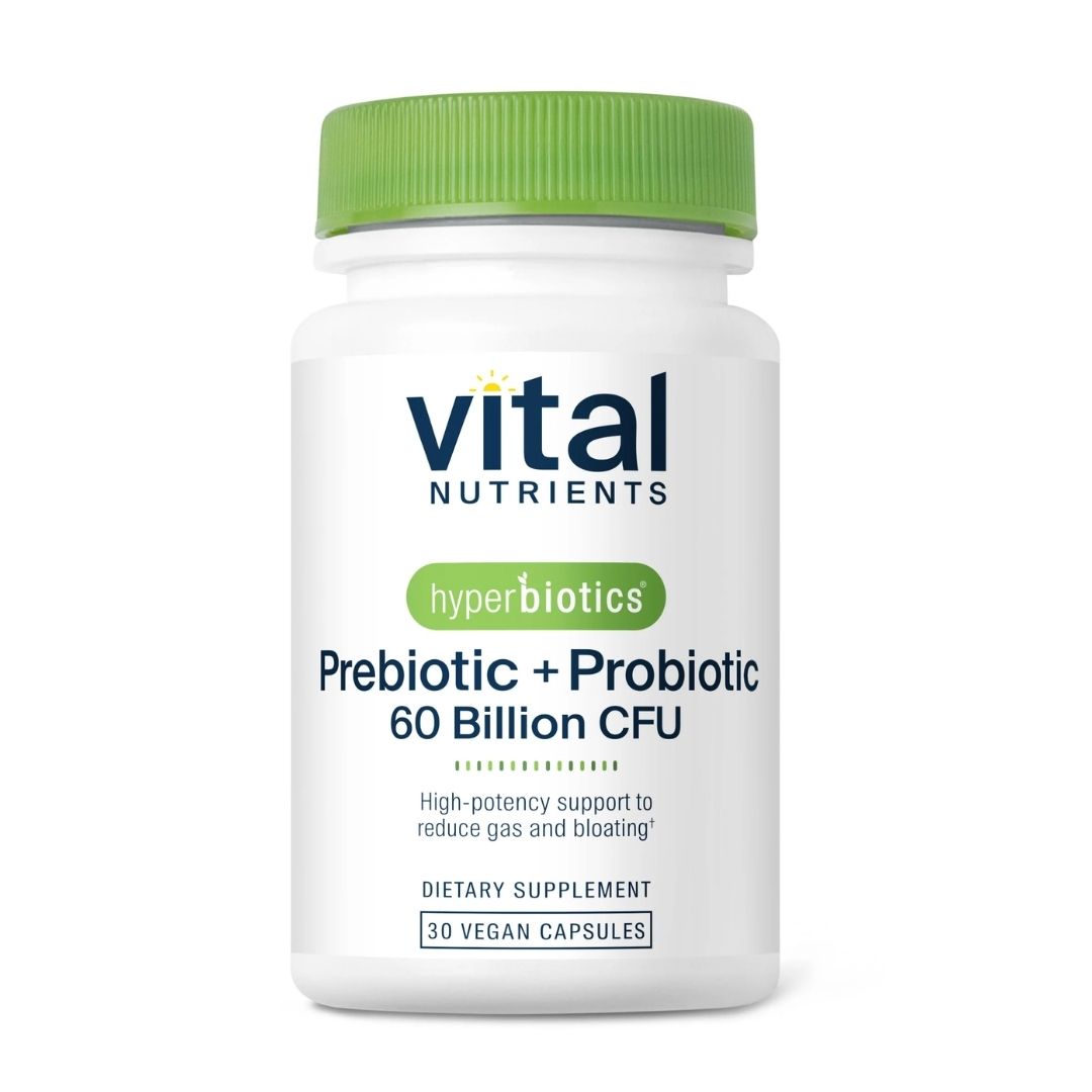 Vital Nutrients Hyperbiotics Prebiotic + Probiotic 60 Billion CFU