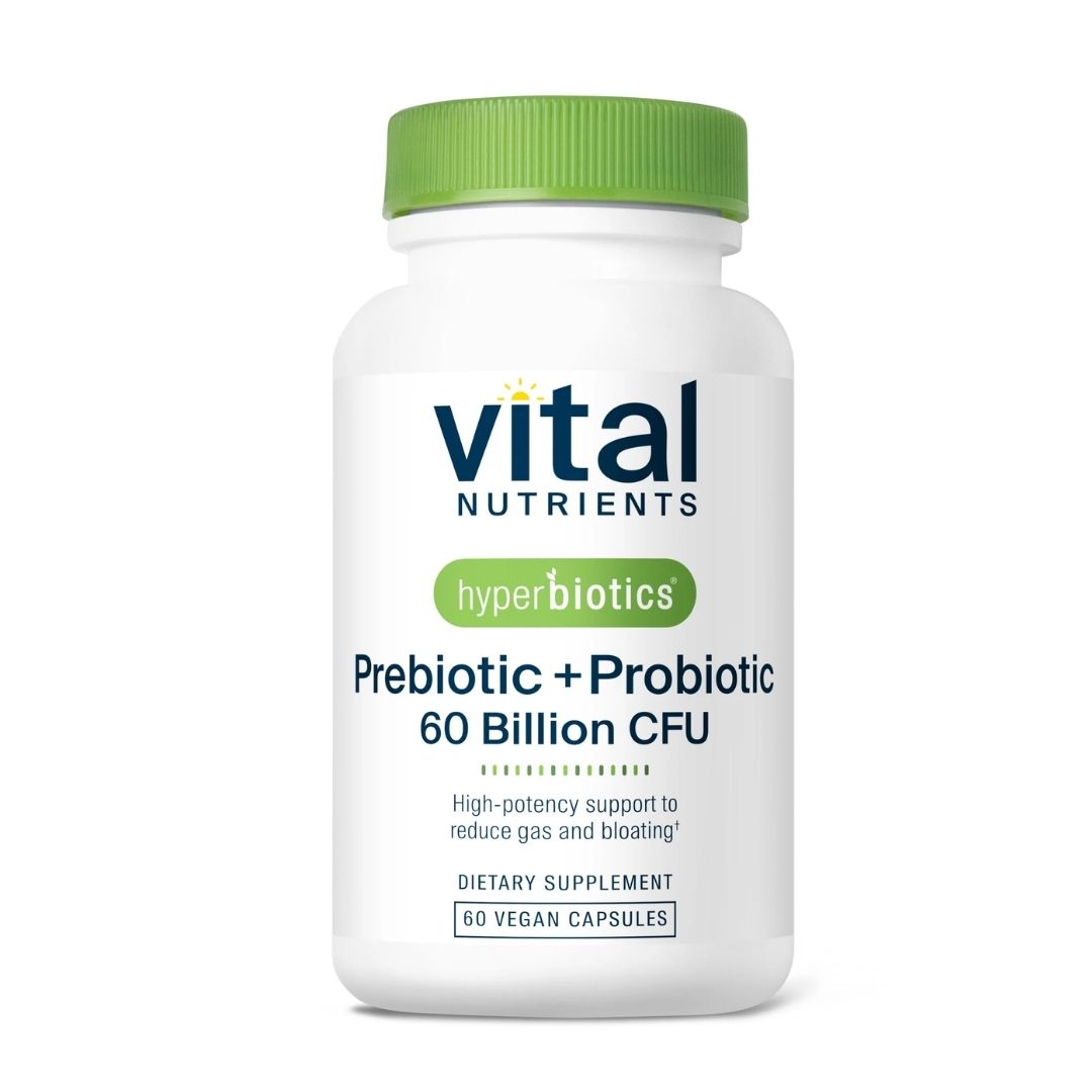 Vital Nutrients Hyperbiotics Prebiotic + Probiotic 60 Billion CFU
