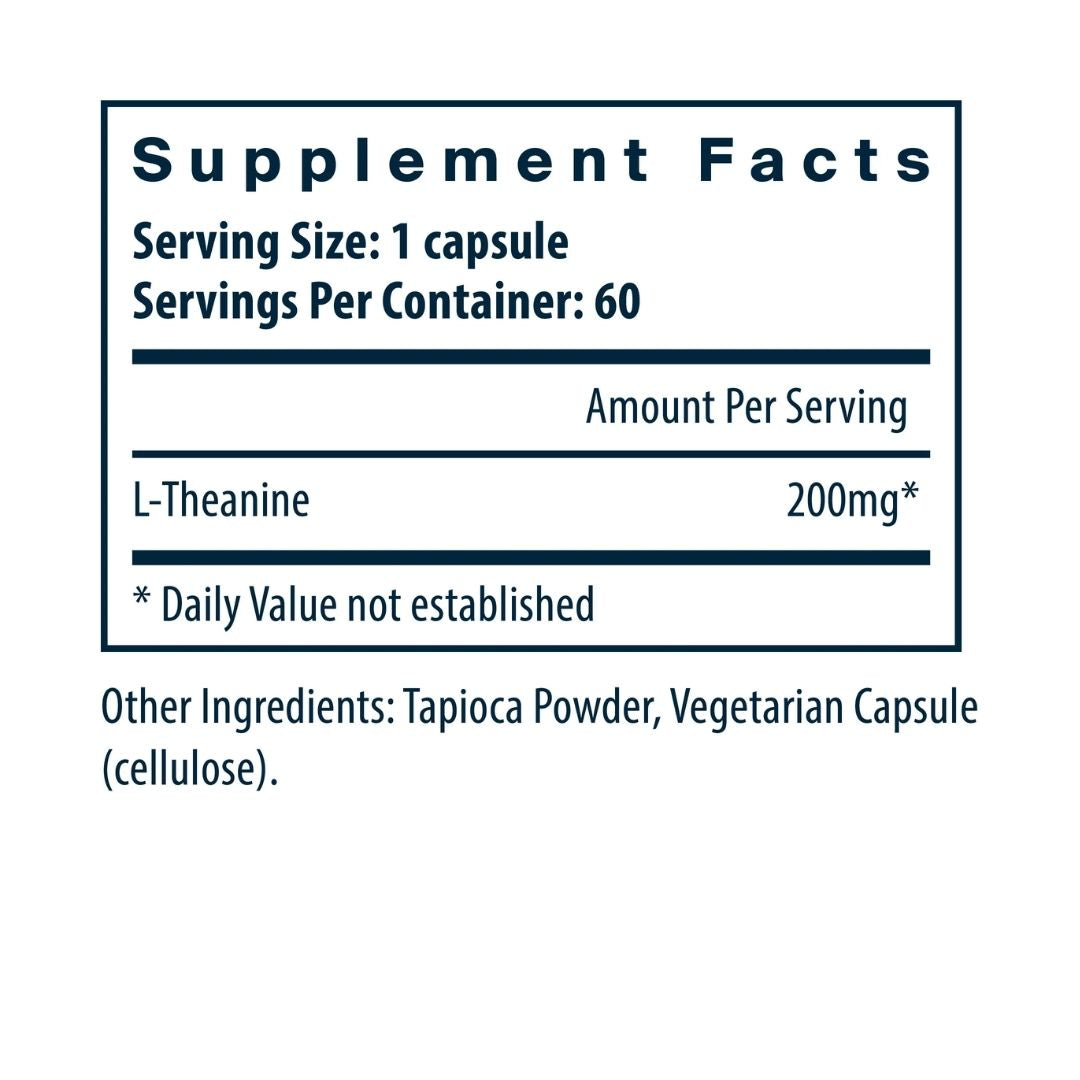 Vital Nutrients L-Theanine 200 mg