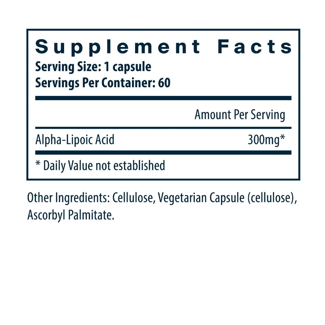 Vital Nutrients Lipoic Acid 300mg