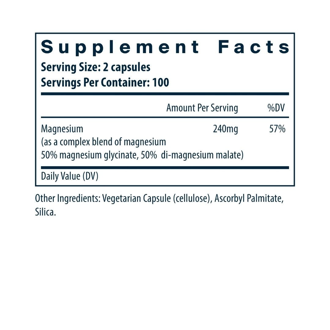 Vital Nutrients Magnesium Glycinate + Malate