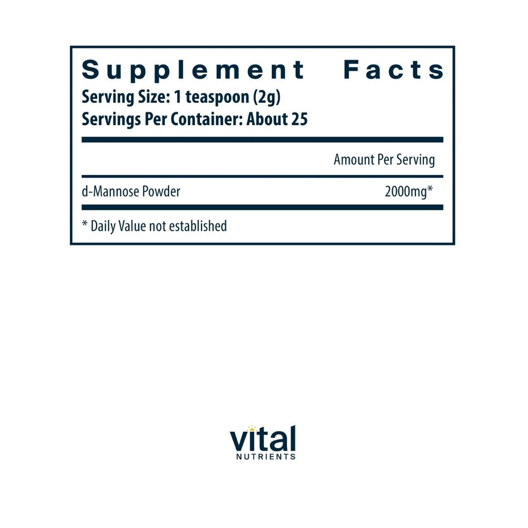 Vital Nutrients Mannose Powder