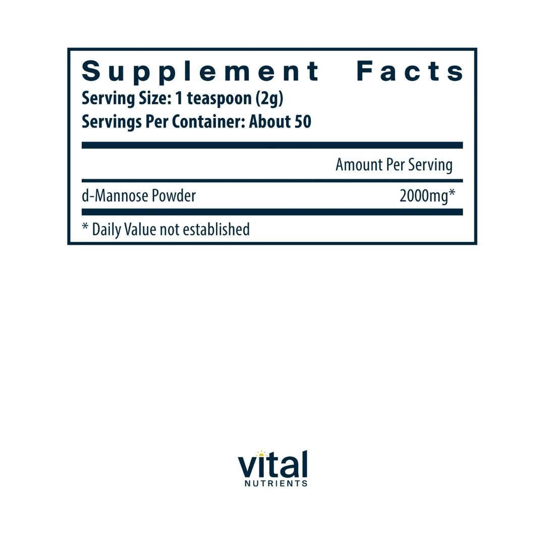 Vital Nutrients Mannose Powder