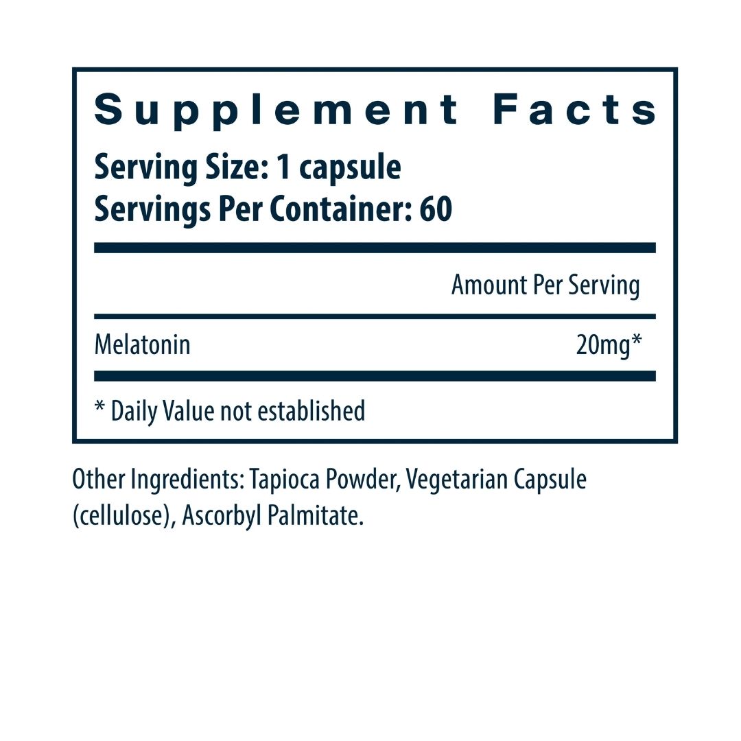 Vital Nutrients Melatonin 20mg