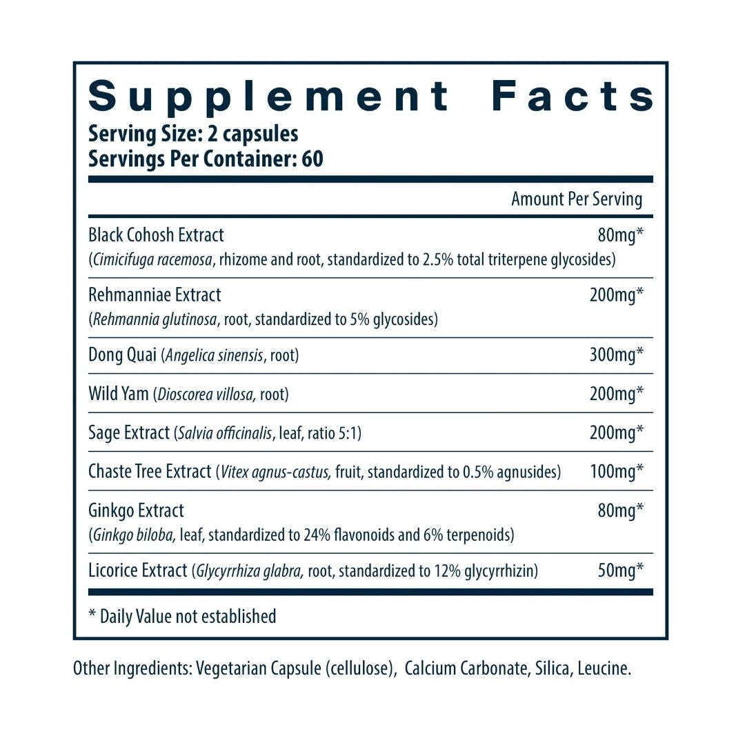 Vital Nutrients Menopause Support