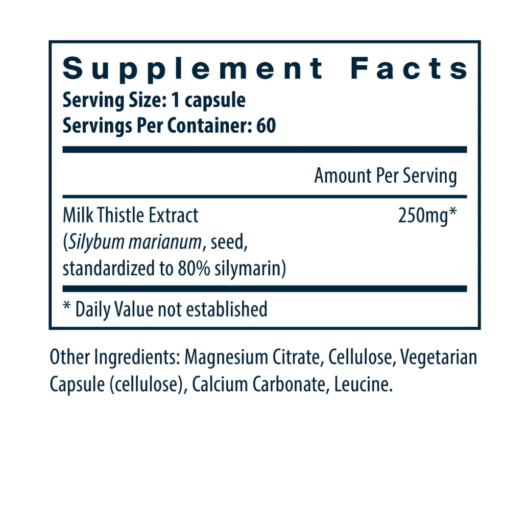 Vital Nutrients Milk Thistle Extract 250mg