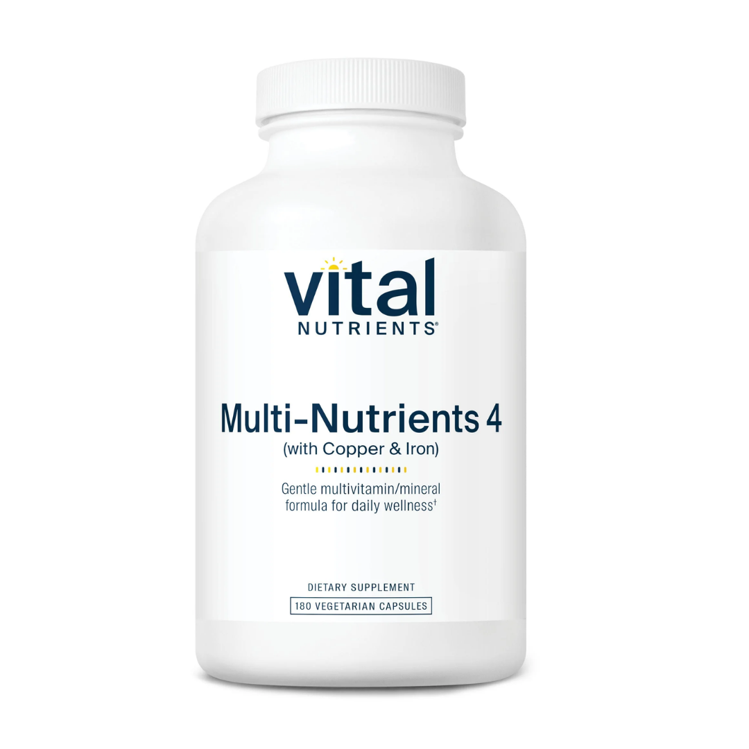 Vital Nutrients Multi-Nutrients 4 Citrate/Malate Formula (with Copper & Iron)