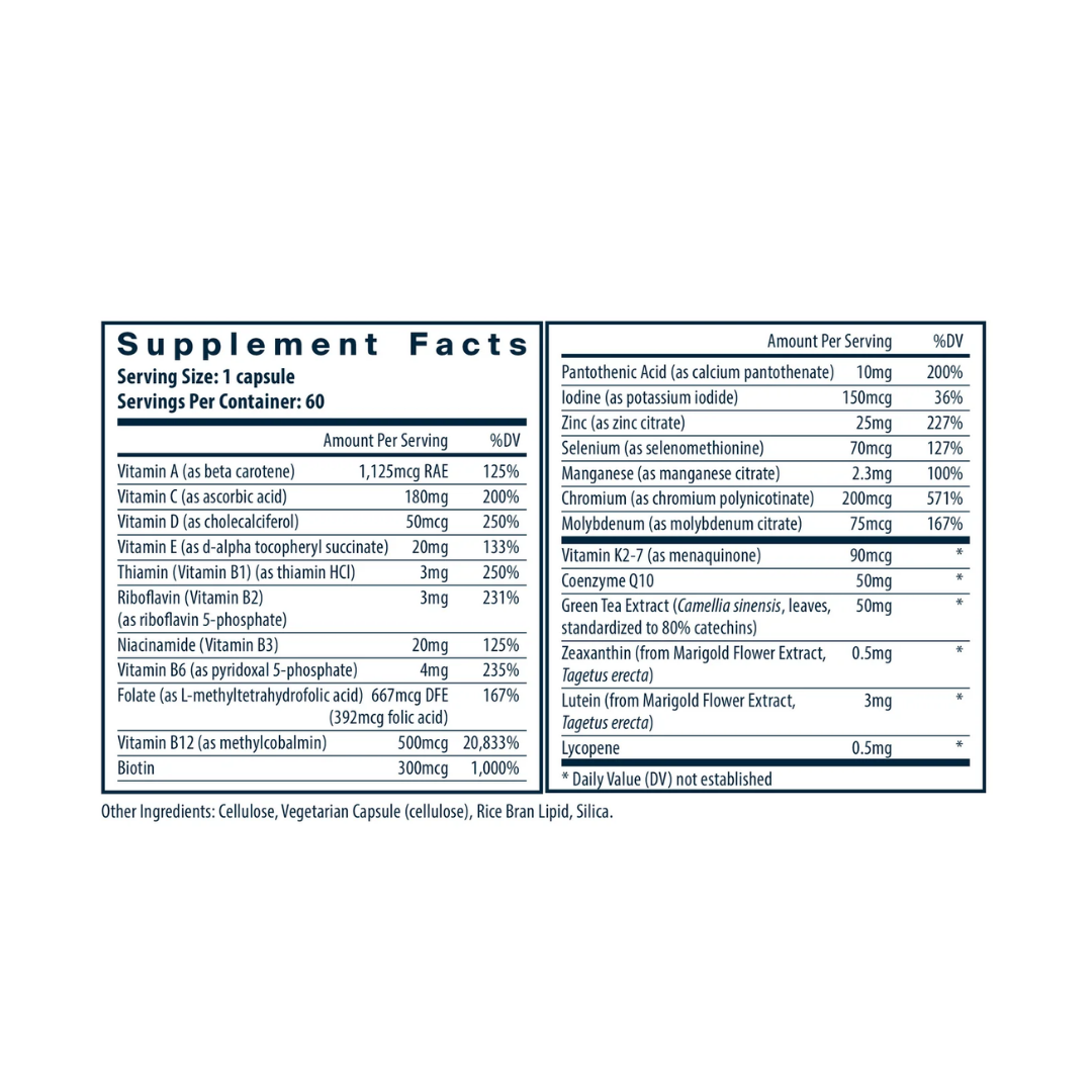 Vital Nutrients Once Daily Multivitamin