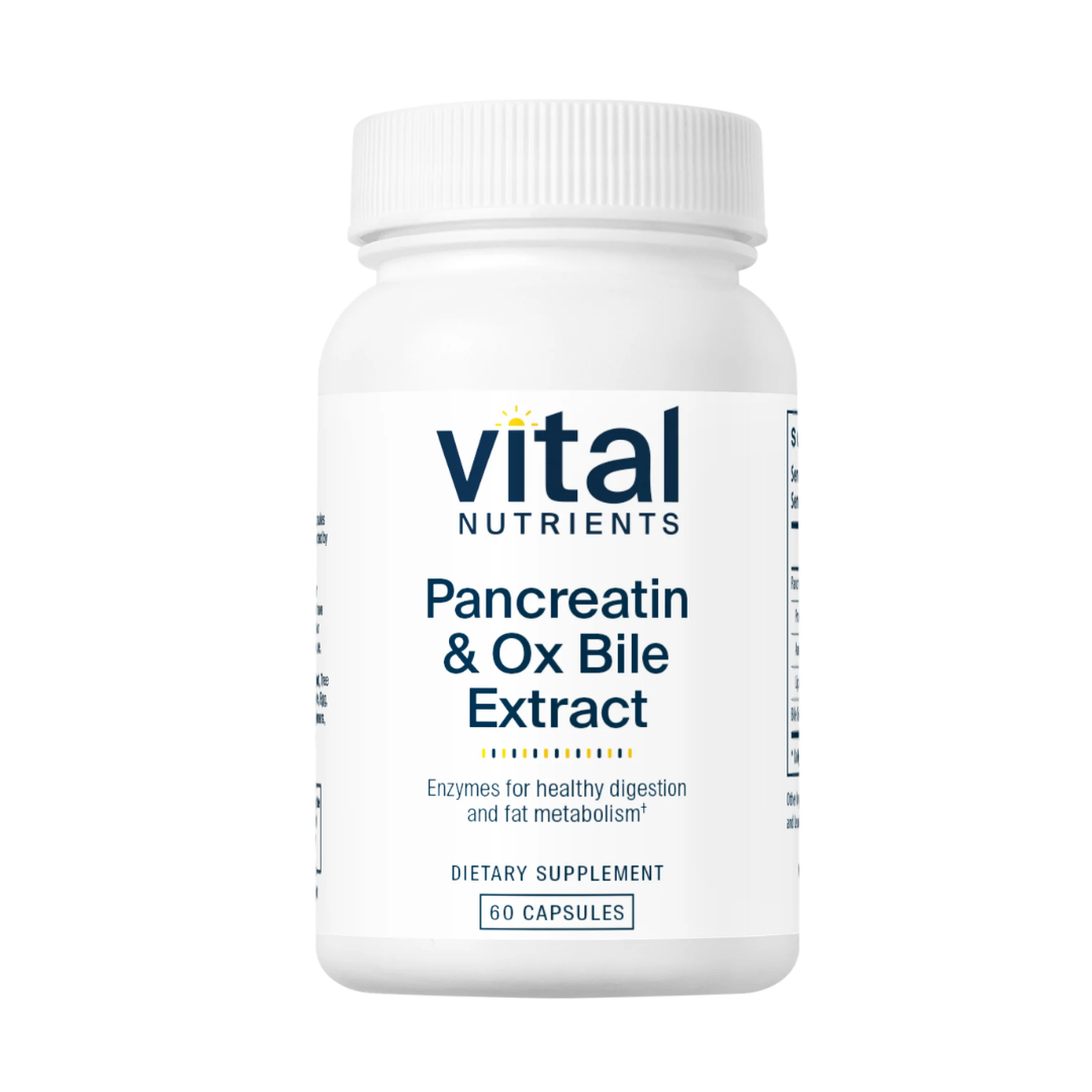 Vital Nutrients Pancreatin & Ox Bile Extract