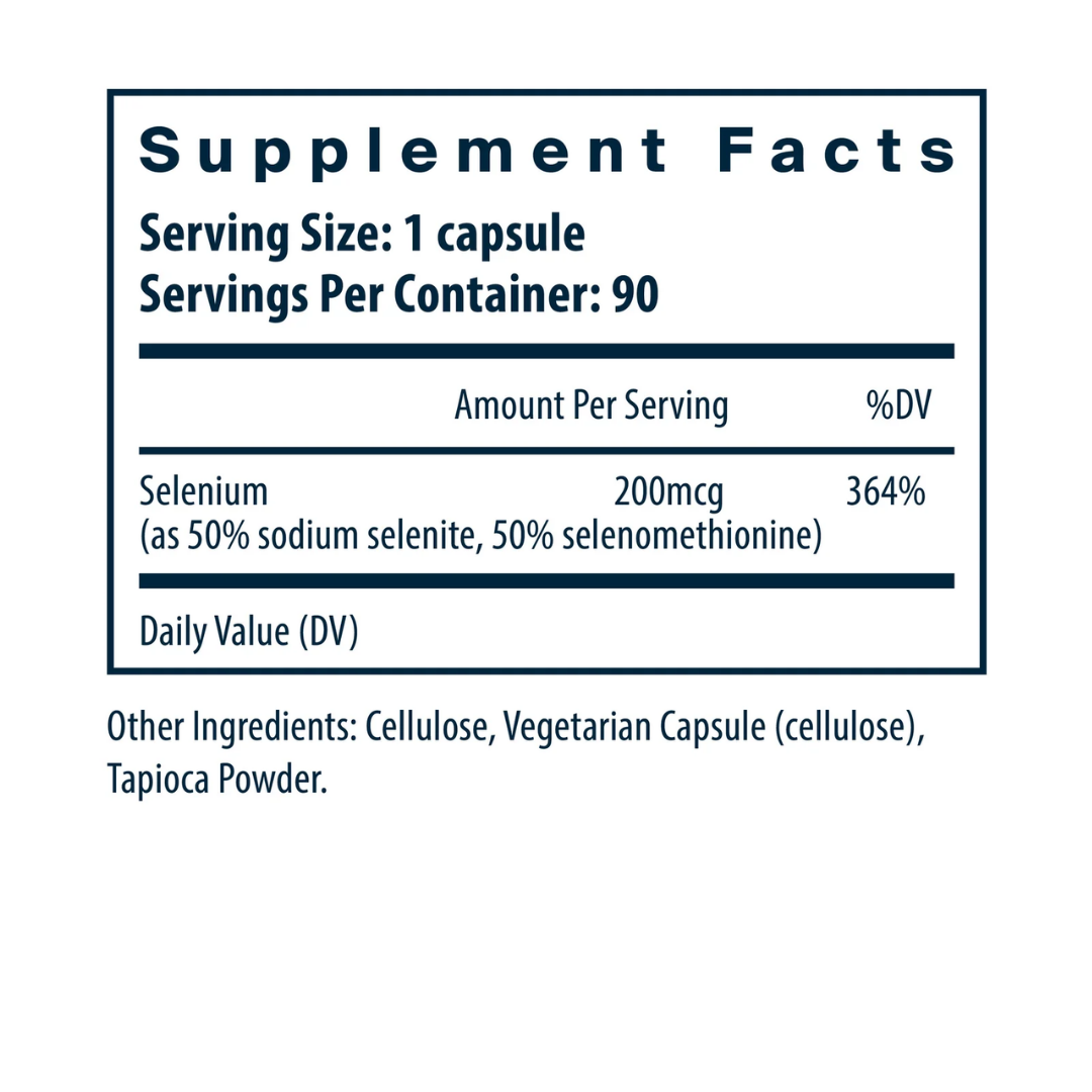 Vital Nutrients Selenium 200mcg