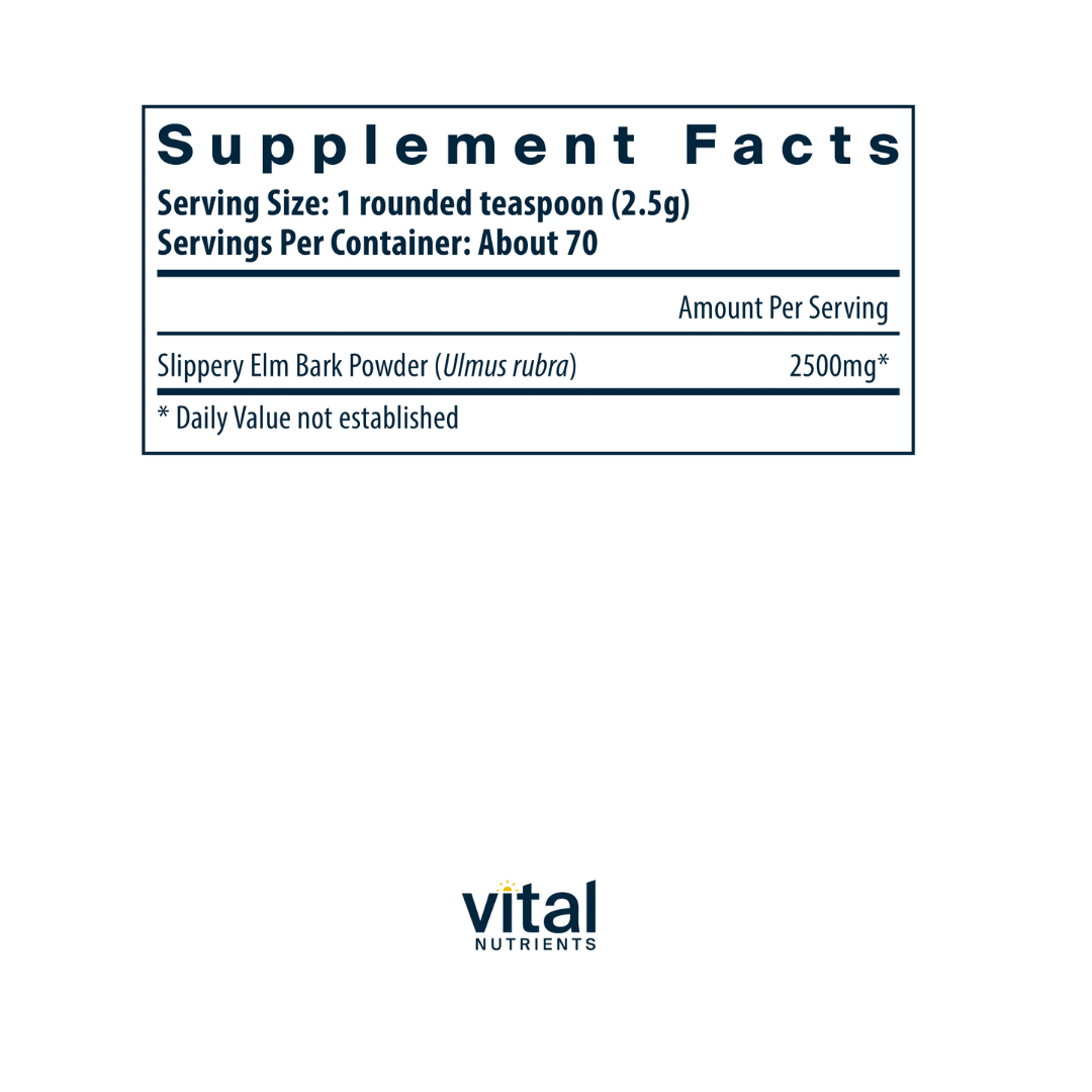 Vital Nutrients Slippery Elm Bark Powder