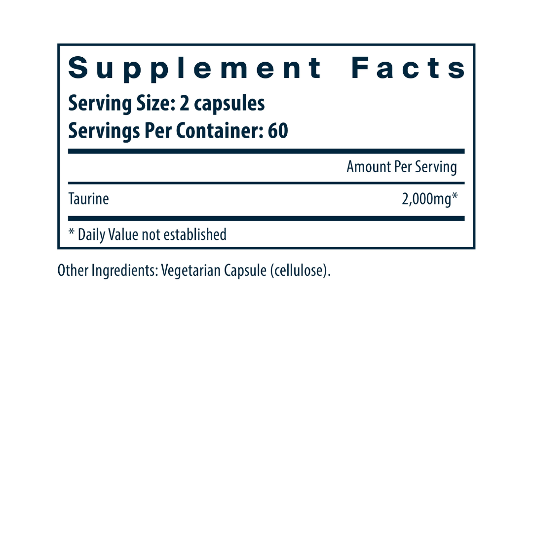 Vital Nutrients Taurine 1000mg