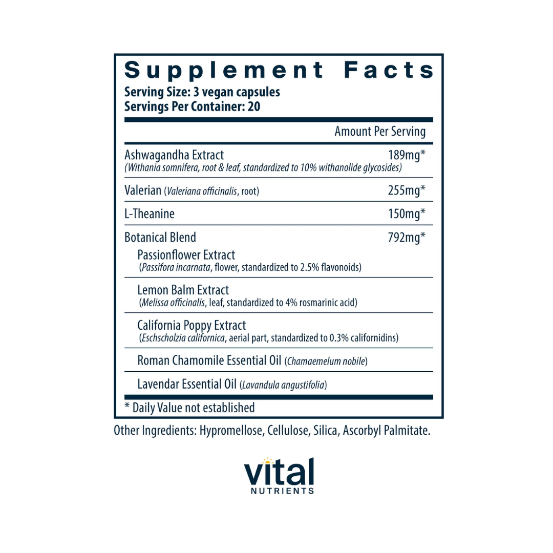 Vital Nutrients Tension Ease with Ashwagandha