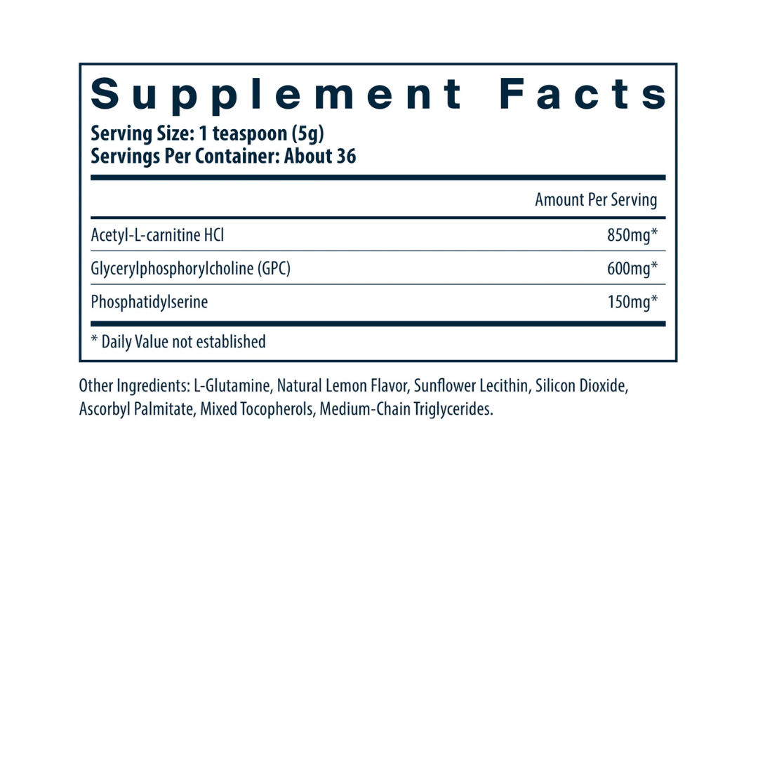 Vital Nutrients Vital Brain® Powder Natural Lemon Flavor